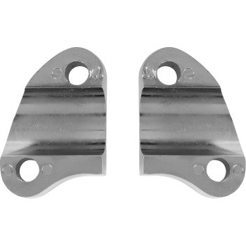 DRAG SPECIALTIES Handlebar Riser Clamp - Two-Piece - Chrome