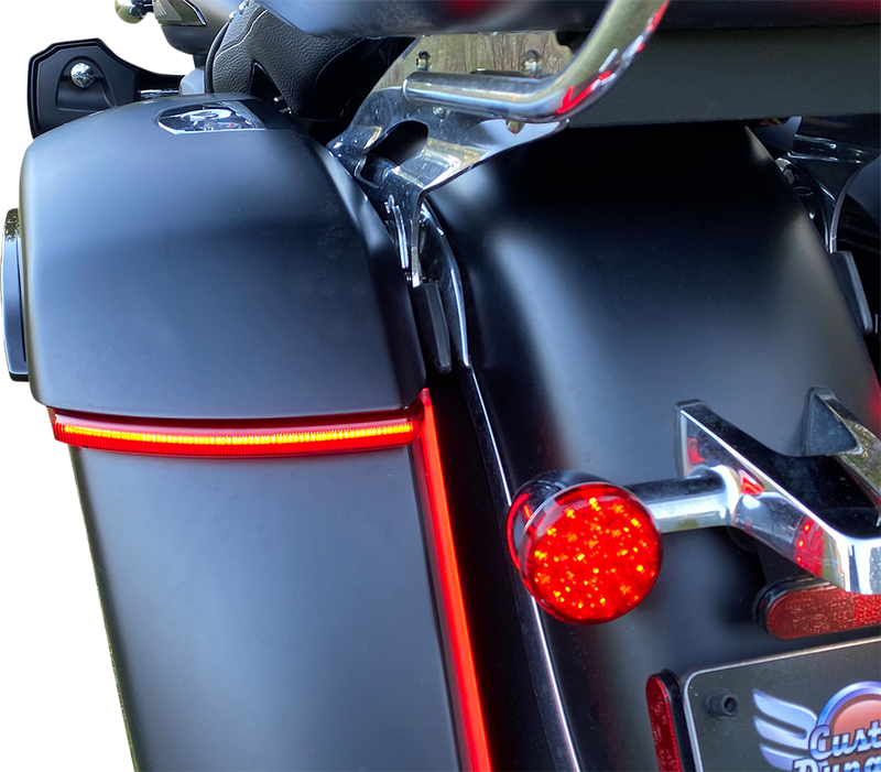 CUSTOM DYNAMICS LED Saddle Bag Lights - Indian - Red