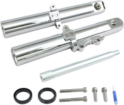 ARLEN NESS Custom Single-Disc Hot Legs Fork Legs - Smooth - '00-'07 FLH/FLT - Chrome