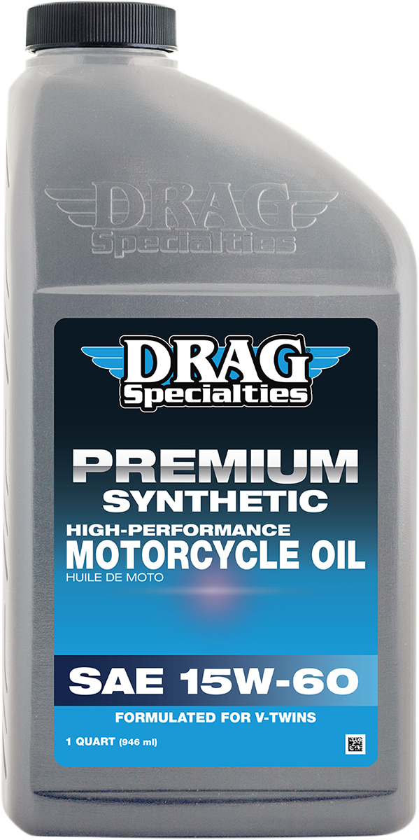 DRAG SPECIALTIES V-Twin Fully Synthetic Engine Oil - 15W-60 - 1 Quart