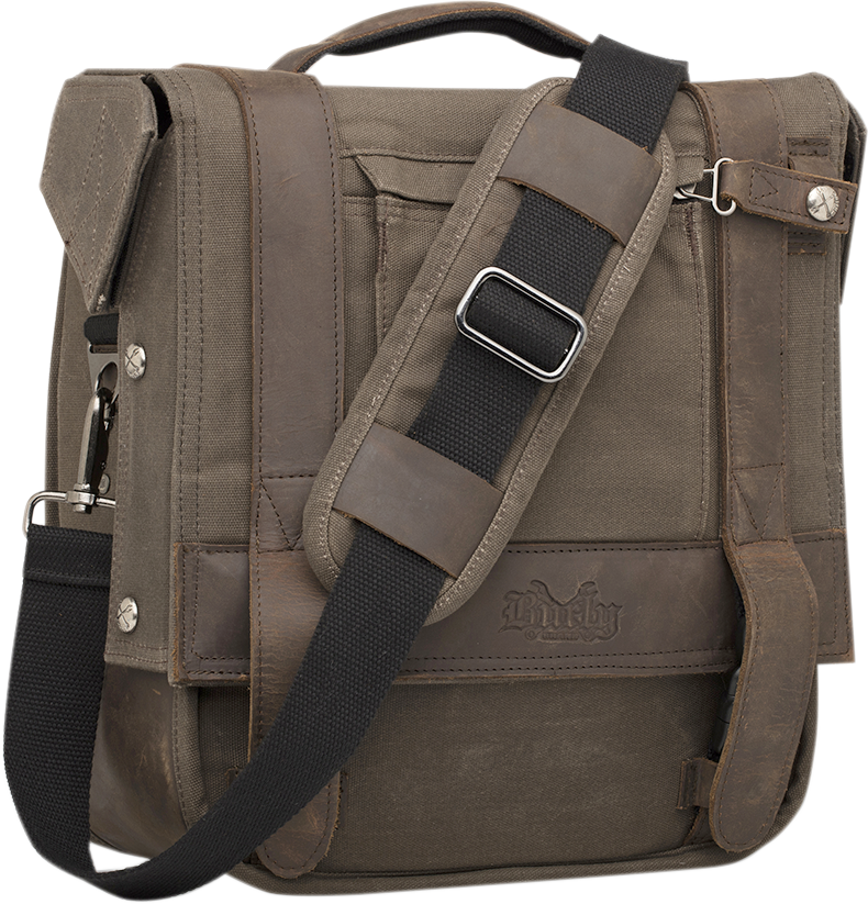 BURLY BRAND Detachable Saddlebag - Dark Oak