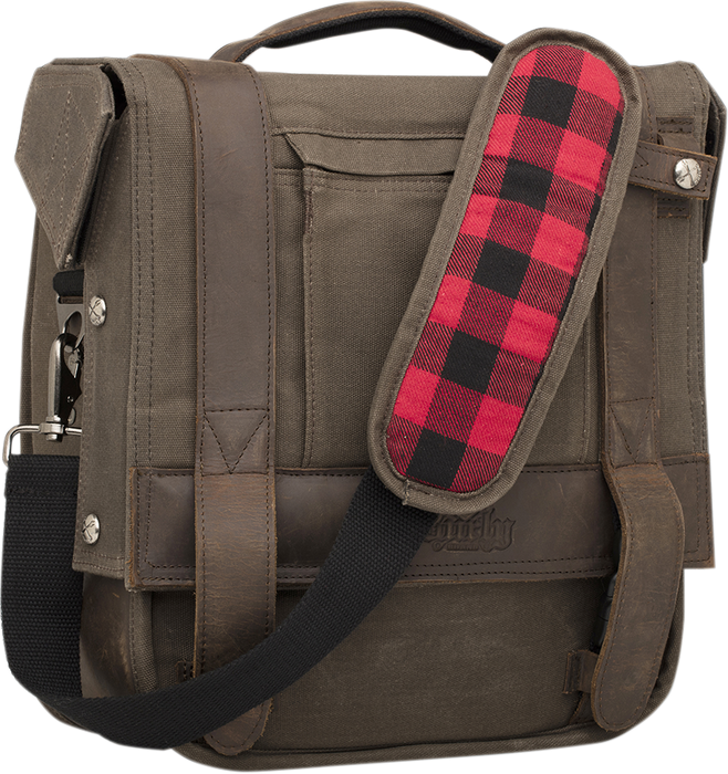 BURLY BRAND Detachable Saddlebag - Dark Oak