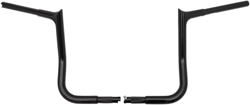 FAT BAGGERS INC. 1-1/4" EZ Install Pointed Top Handlebar Kit - 10" - Black 909110-B