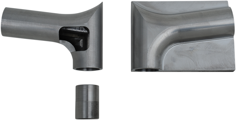 FAT BAGGERS INC. 1-1/4" EZ Install Pointed Top Handlebar Kit - 12" - Chrome 909112