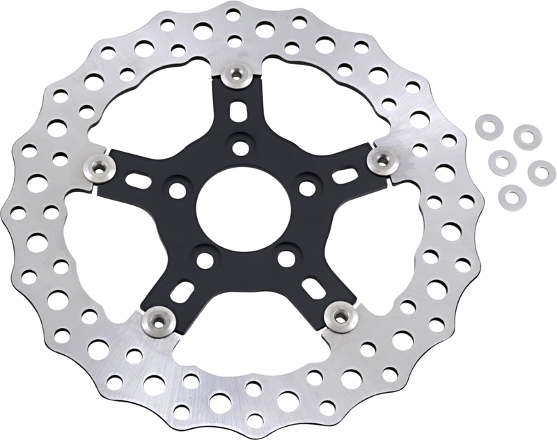 ARLEN NESS Jagged Floating Front / Rear Brake Rotor - 11.5" - Black