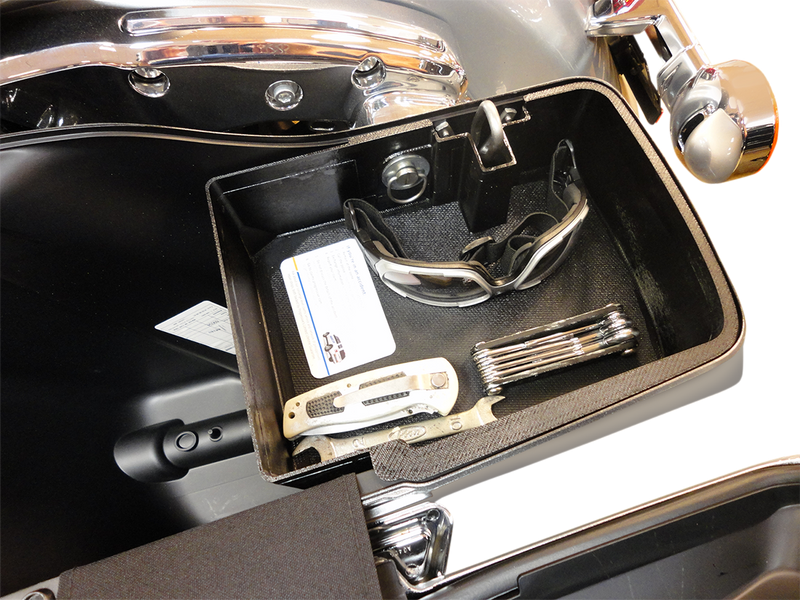 HARD BAGGER TOP SHELF SADDLEBAG ORGANIZER TRAY  2014-23 FACTORY HARD BAGS