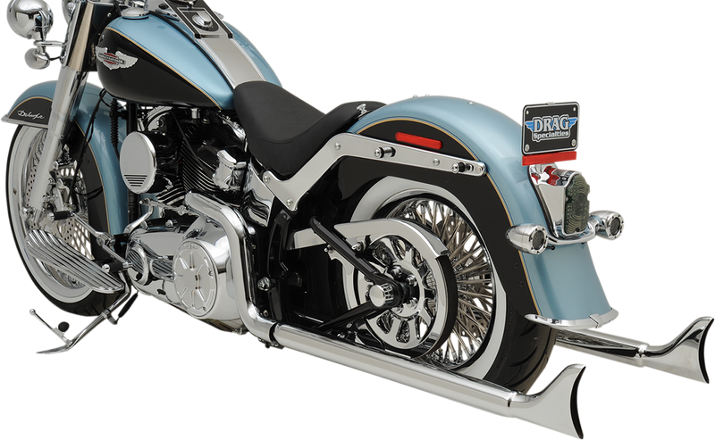 BASSANI XHAUST Fishtail Exhaust - 36" - 2007-2017 Softail Models
