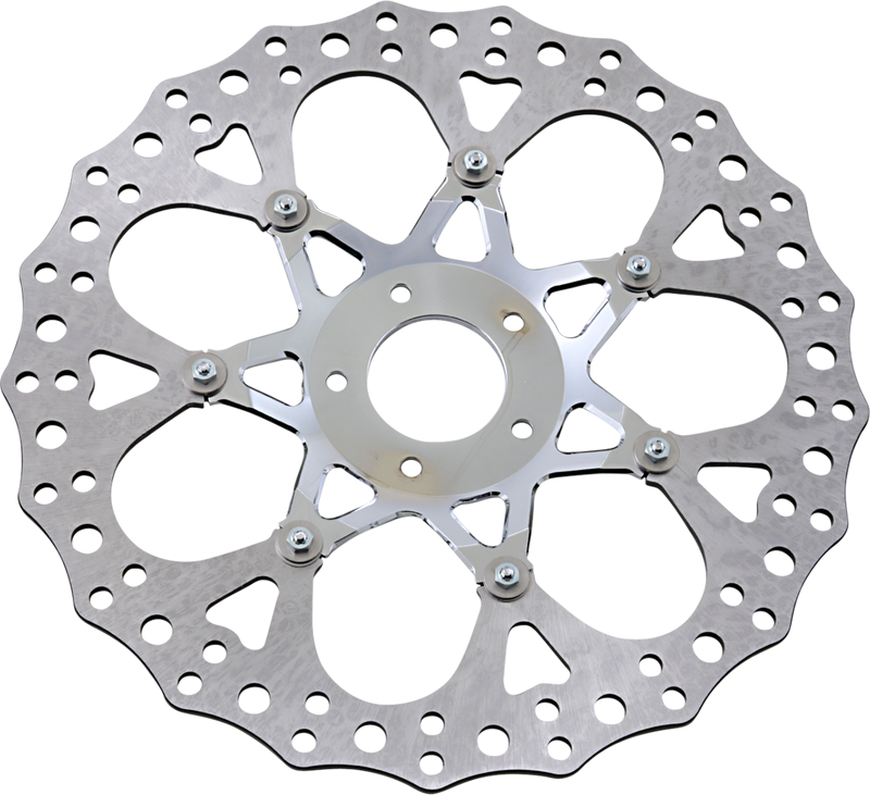 ARLEN NESS Two-Piece Floating Front Brake Rotor - Procross - 14" - Chrome