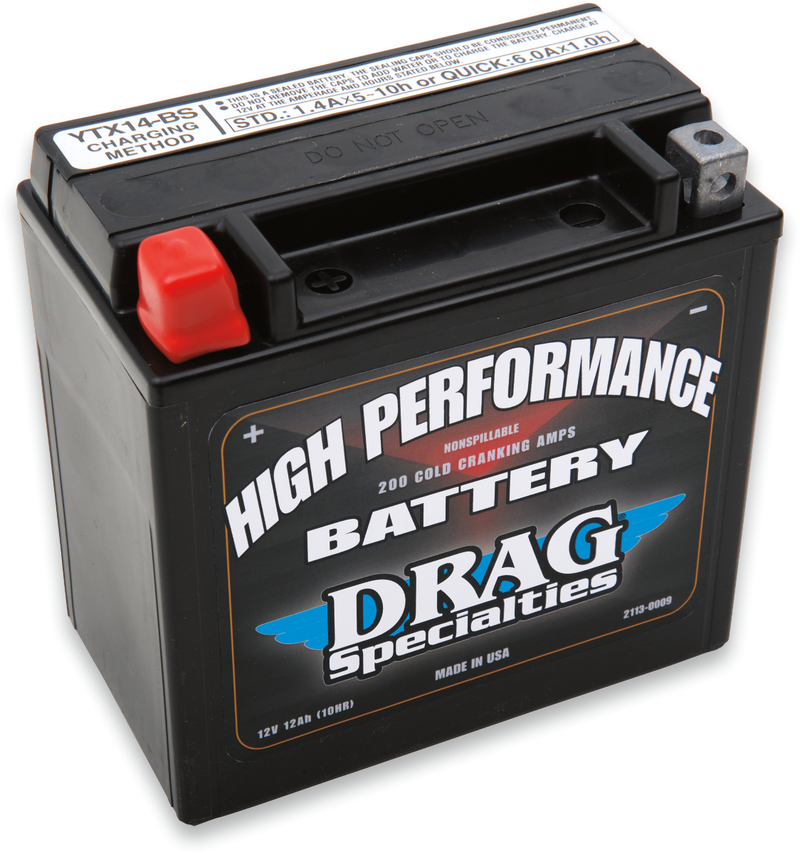 DRAG SPECIALTIES - High Performance Battery - 2002-2006 V-ROD/06 NIGHT ROD/07 STREET ROD