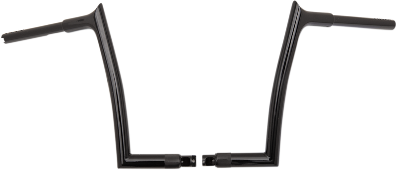 FAT BAGGERS INC. 1-1/4" EZ Install Pointed Top Handlebar Kit - 16" - Black 909316-B