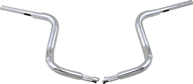 FAT BAGGERS INC. 1-1/2" EZ Install Rounded Top Handlebar - 12" - Chrome 803012