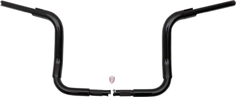 FAT BAGGERS INC. 1-1/2" EZ Install Rounded Top Handlebar - 12" - Black 803012-B