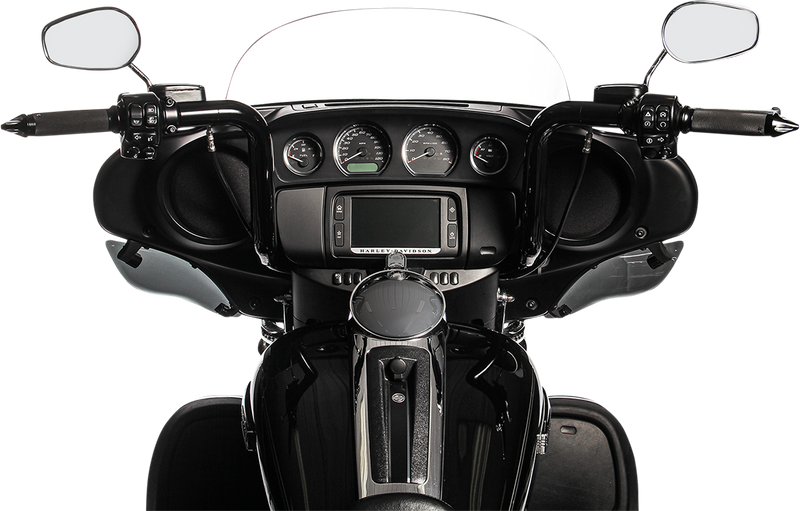 FAT BAGGERS INC. 1-1/2" EZ Install Rounded Top Handlebar - 14" - Black 803014-B
