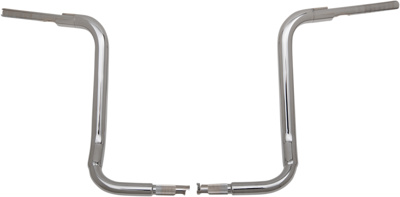 FAT BAGGERS INC. 1-1/2" EZ Install Rounded Top Handlebar - 16" - Chrome 803016
