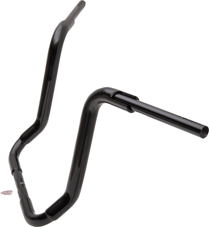 FAT BAGGERS INC. 1-1/2" EZ Install Rounded Top Handlebar - 16" - Black 803016-B