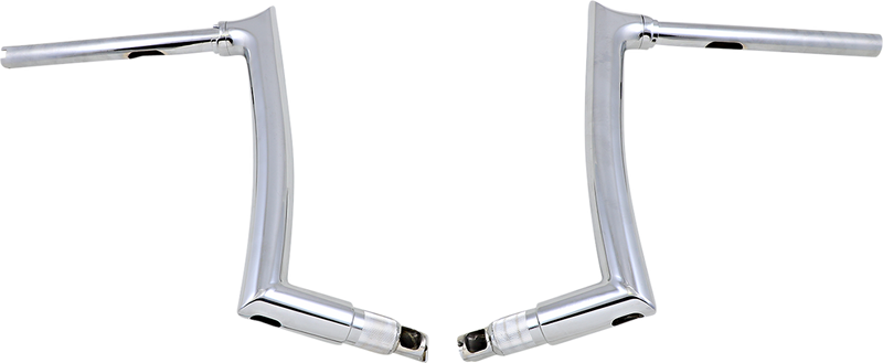 FAT BAGGERS INC. 1-1/2" EZ Install Pointed Top Handlebar - 12" - Chrome 806012