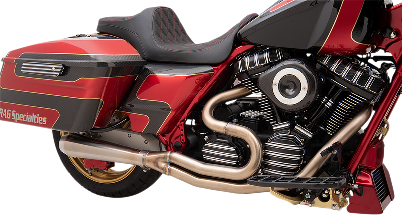 BASSANI XHAUST 2:1 Exhaust - 2017 - 2024 TOURING Stainless