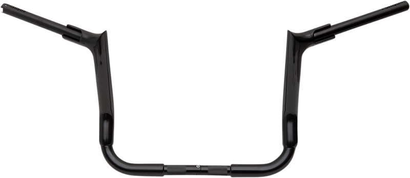 FAT BAGGERS INC. 1-1/2" EZ Install Pointed Top Handlebar - 12" - Black 805012-B