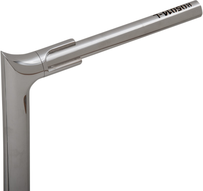 FAT BAGGERS INC. 1-1/2" EZ Install Pointed Top Handlebar - 14" - Chrome 805014