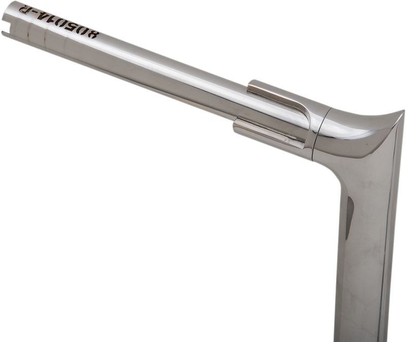 FAT BAGGERS INC. 1-1/2" EZ Install Pointed Top Handlebar - 14" - Chrome 805014