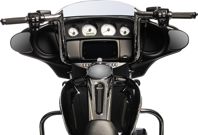 FAT BAGGERS INC. 1-1/2" EZ Install Pointed Top Handlebar - 14" - Chrome 805014