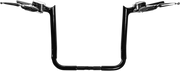 FAT BAGGERS INC. 1-1/2" EZ Install Pointed Top Handlebar - 14" - Black 805014-B