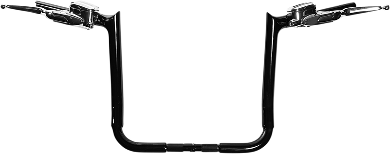 FAT BAGGERS INC. 1-1/2" EZ Install Pointed Top Handlebar - 14" - Black 805014-B