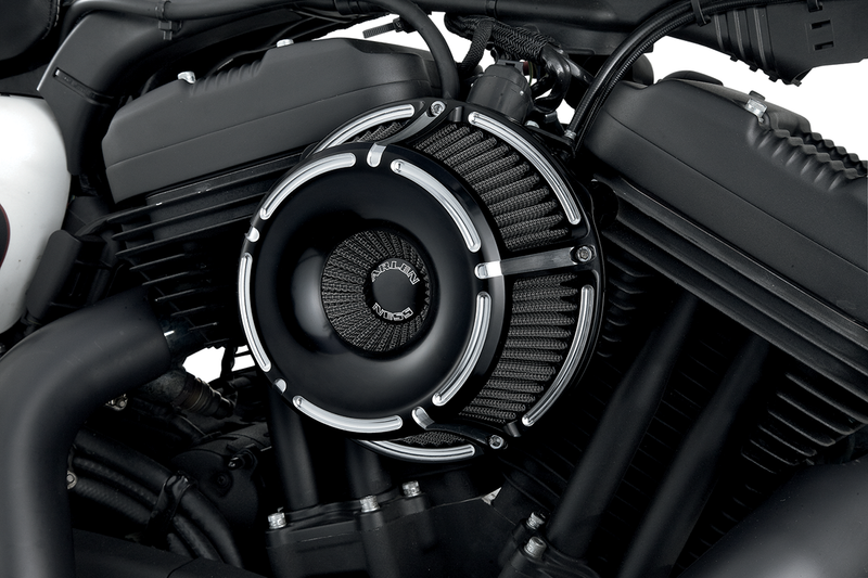 ARLEN NESS Slot Track Inverted Series Air Cleaner Kit - Black / Machined