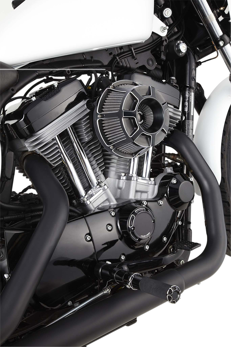 ARLEN NESS Beveled Inverted Series Air Cleaner Kit - Black / Machined