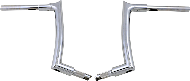 FAT BAGGERS INC. 1-1/2" EZ Install Pointed Top Handlebar - 12" - Chrome 807012