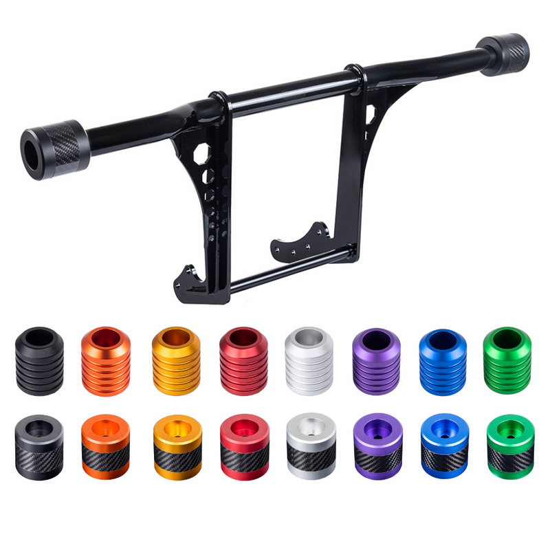 Advanblack ProTek Front Performance Crash Bar for  '18- '26 Harley Low Rider/ S/ ST, Street Bob, Fatbob, Sport Glide, Softail Standard
