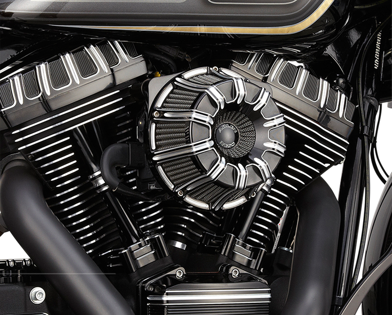 ARLEN NESS 10 Gauge Inverted Series Air Cleaner Kit - Black / Machined