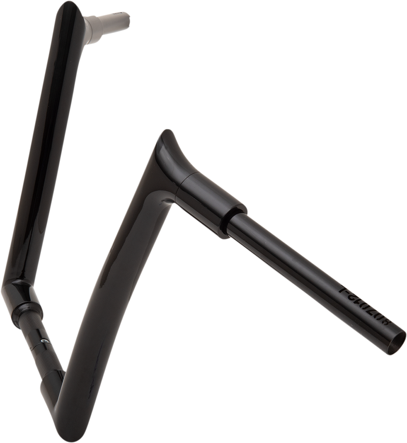 FAT BAGGERS INC. 1-1/2" EZ Install Pointed Top Handlebar - 12" - Black 807012-B