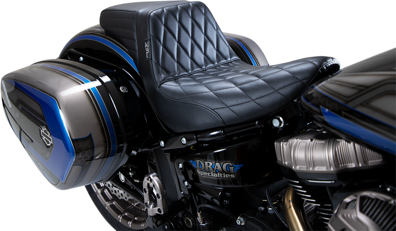 LE PERA Kickflip Seat - Diamond - Black - Softail '18-'23