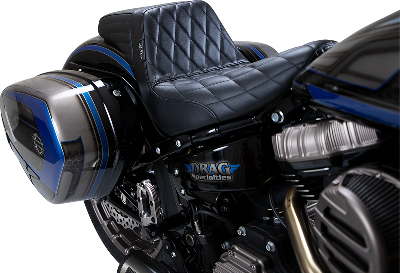 LE PERA Kickflip Seat - Diamond - Black - Softail '18-'23