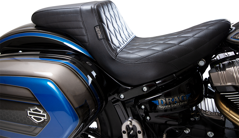 LE PERA Kickflip Seat - Diamond - Black - Softail '18-'23