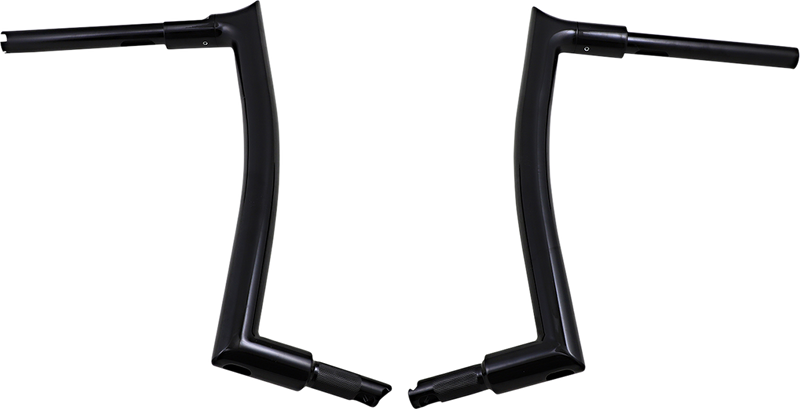 FAT BAGGERS INC. 1-1/2" EZ Install Pointed Top Handlebar - 16" - Black 807016-B