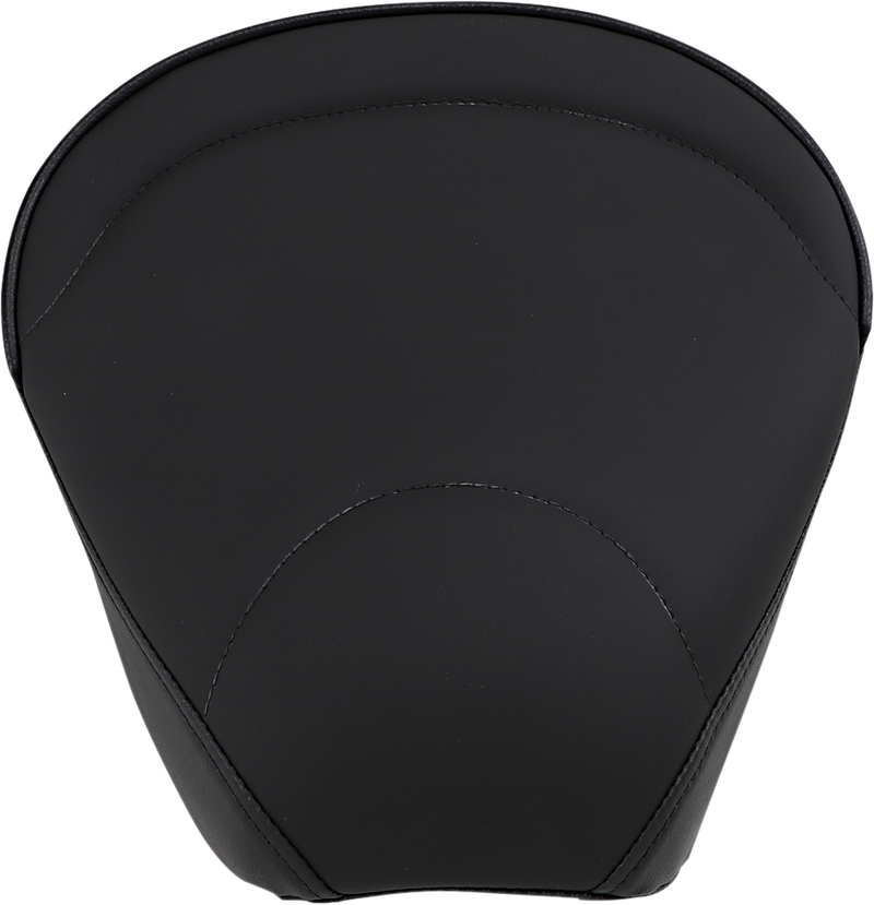 DRAG SPECIALTIES Wide Mild Stitched Pillion Seat - Black - FLH/FLT '00-'22