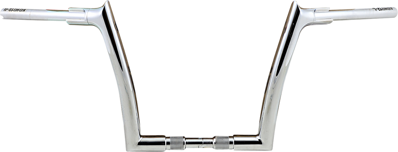 FAT BAGGERS INC. 1-1/2" EZ Install Pointed Top Handlebar - 12" - Chrome 808012