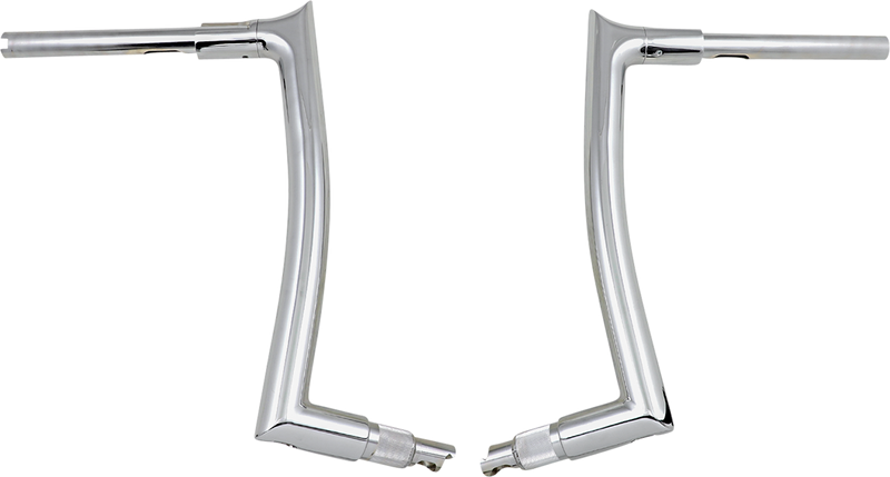 FAT BAGGERS INC. 1-1/2" EZ Install Pointed Top Handlebar - 14" - Chrome 808014