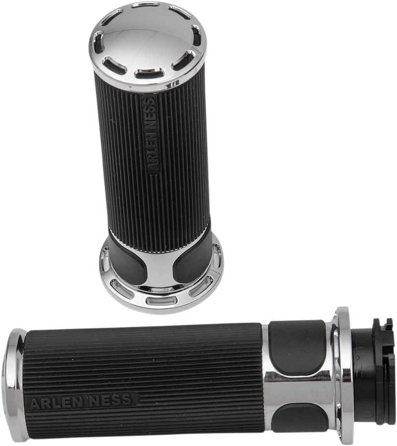 ARLEN NESS Slot Track Grips - Cable - Chrome