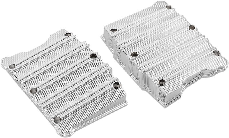 ARLEN NESS 10 Gauge Rocker Box Top Covers - Chrome - Twin Cam