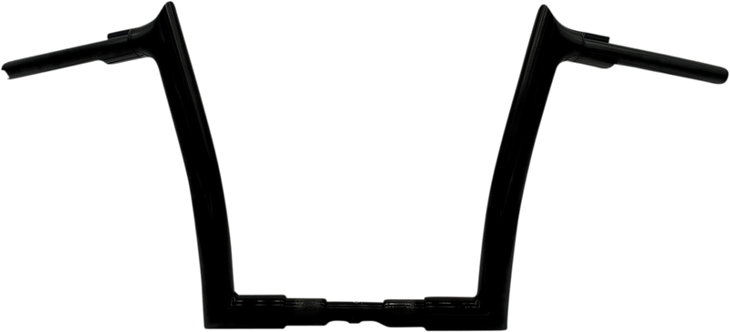 FAT BAGGERS INC. 1-1/2" EZ Install Pointed Top Handlebar - 12" - Black 808012-B