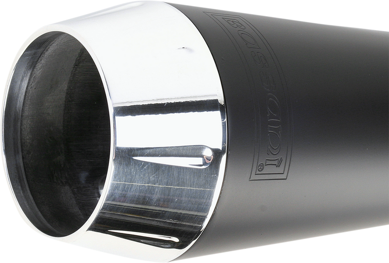 BASSANI XHAUST Road Rage 2:1 Exhaust - Black - FXD