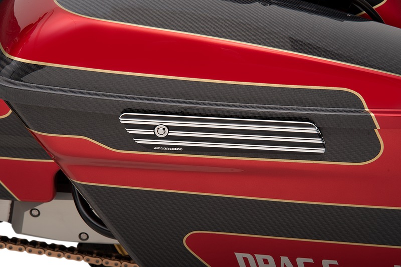 ARLEN NESS 10-Gauge Saddlebag Latch Covers - Black - Touring '14-'24