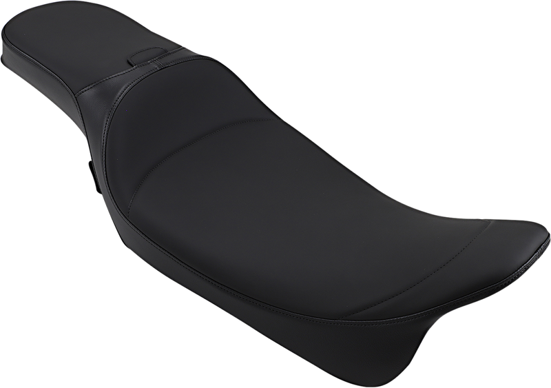 DRAG SPECIALTIES Extended Reach Predator Seat - Mild Stitched - Backrest Receptacle - FL '08-'24