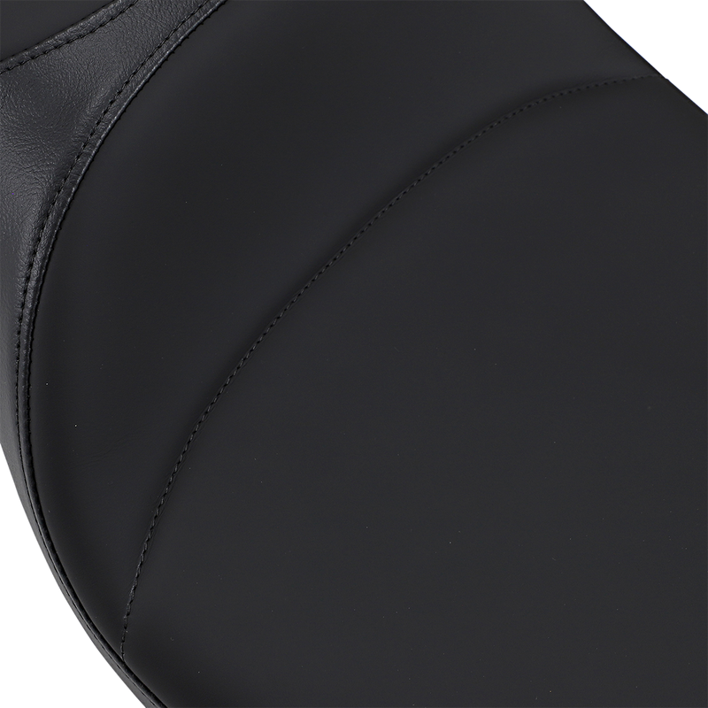 DRAG SPECIALTIES Extended Reach Predator Seat - Mild Stitched - Backrest Receptacle - FL '08-'24