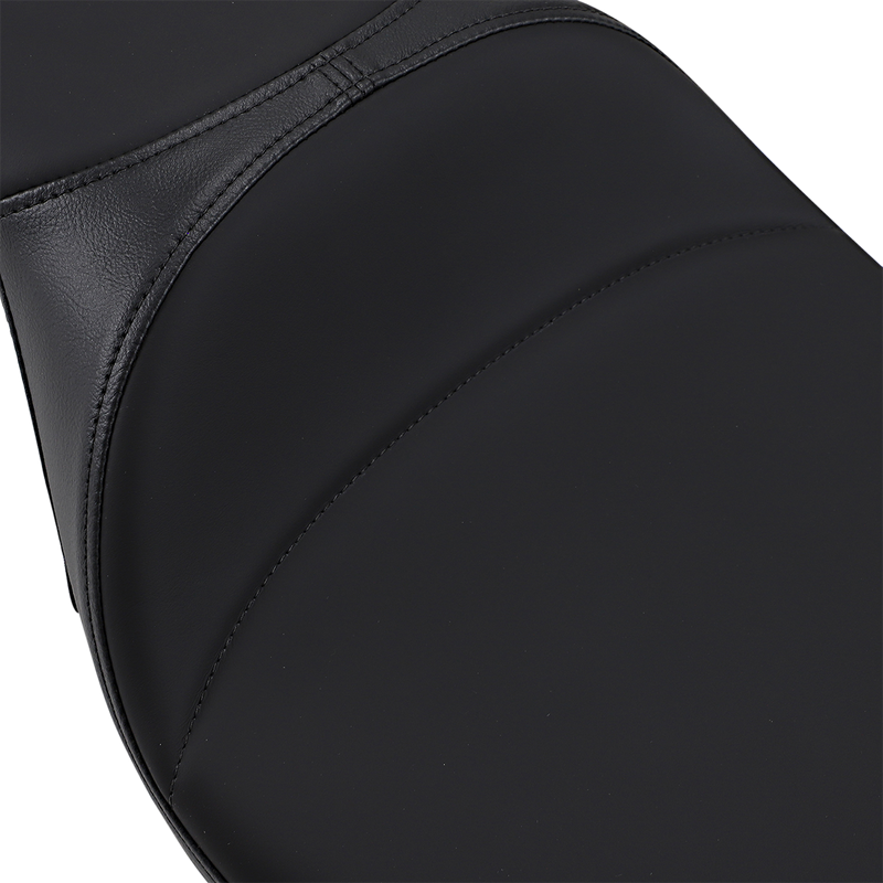 DRAG SPECIALTIES Predator Mild Stitched Extended Reach Seat - Black - Touring '08-'23