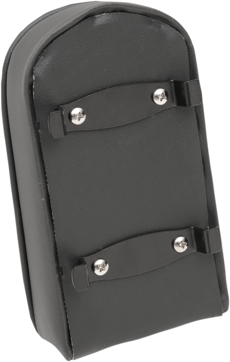 DRAG SPECIALTIES Tall Pillow with Piping Sissy Bar Vinyl Pad - Black