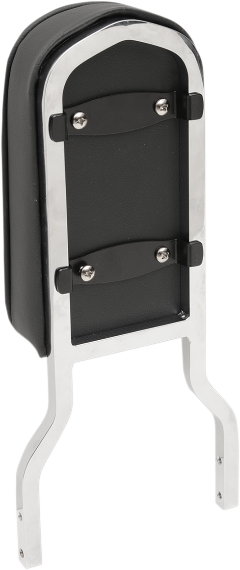 DRAG SPECIALTIES Tall Pillow with Piping Sissy Bar Vinyl Pad - Black